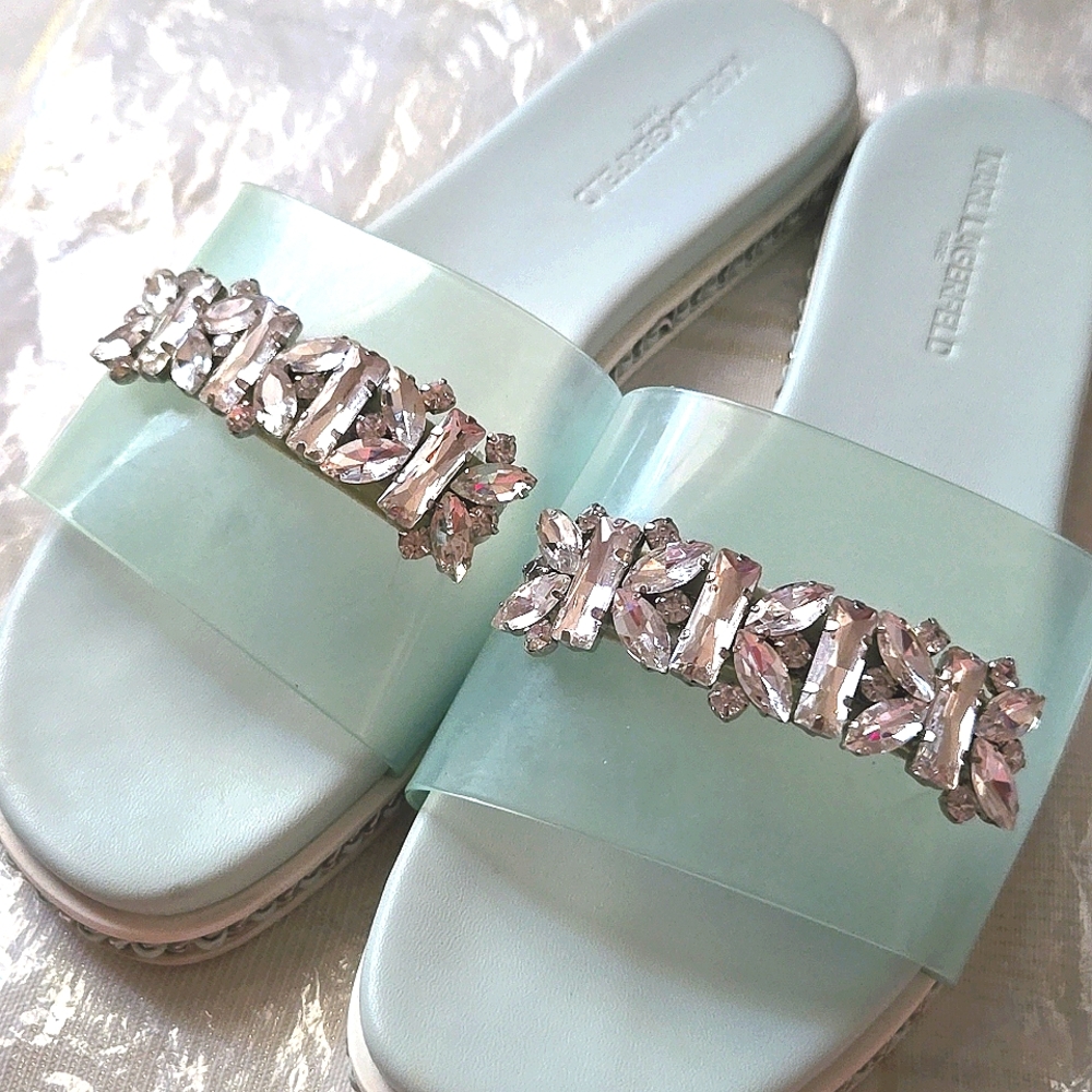 Karl Lagerfeld Mint Julep Billi Fashion Slide Sandal - Picture 6 of 12